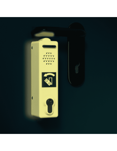 Lichtgevende basis exit control