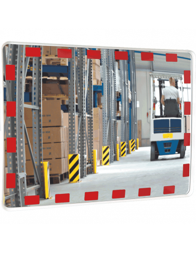 Industriële verkeersspiegel, reflecterend