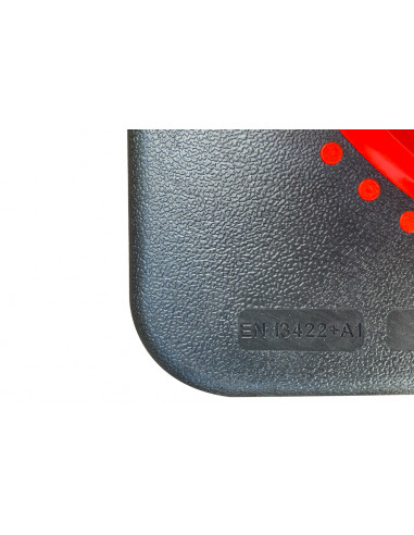 Verkeerskegel flexibel met verzwaarde voet, oranje wit, klasse 3