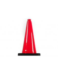 Verkeerskegel flexibel met verzwaarde voet, fluo oranje