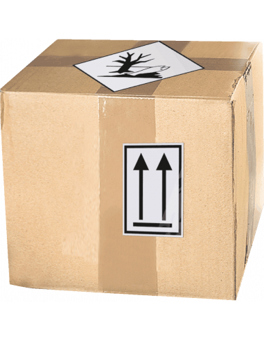 Deze zijde boven sticker zeewaterbestendig, 500 op rol