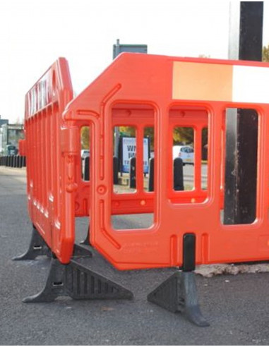 Afzethek kunststof, oranje, 6 of 12 stuks