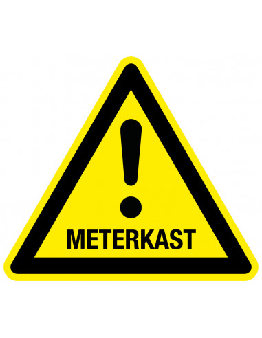 Magneetsticker meterkast materiaal