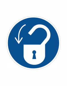 Elten - Slot open sticker, 50 mm, 10 per vel