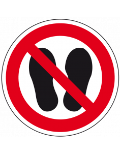 Elten - Verboden te betreden sticker, 100 mm