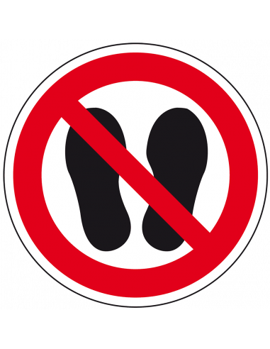 Elten - Verboden te betreden sticker, 100 mm