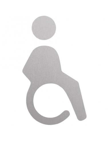 WC bordje invalidentoilet, roestvrij staal,150 mm