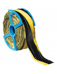 Extreem sterk afzetlint, geel zwart, 250 meter