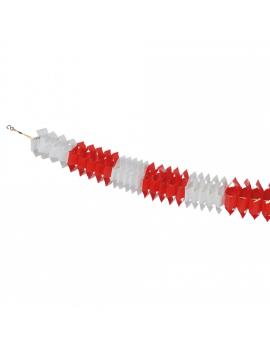 Afzetslinger herbruikbaar, kunststof, rood wit