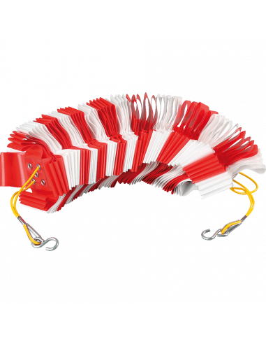 Afzetslinger herbruikbaar, kunststof, rood wit