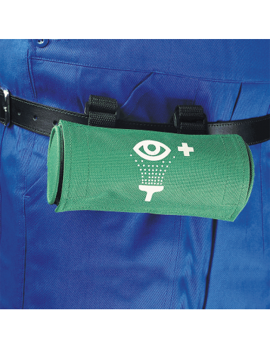 Plum gordeltas voor 200 ml oogspoeling, groen