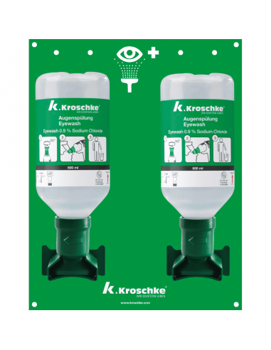 Plum oogspoelstation Double, 2 stuks 500 ml