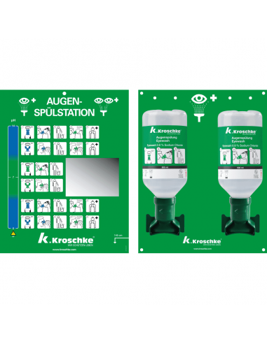 Plum oogspoelstation Double, 2 stuks 500 ml