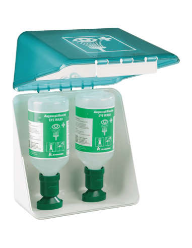 Plum SecuBox oogspoelstation met oogspoeling, groen