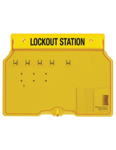 Master Lock 1482B lockout station, ongevuld