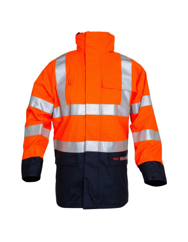 OXXA Magoma 2664 parka, oranje marineblauw