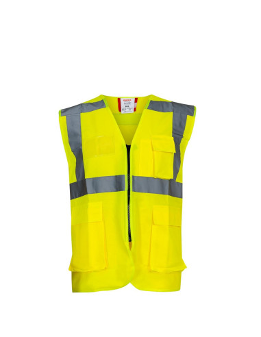 OXXA Alvin 0170 RWS verkeersvest met rits, geel
