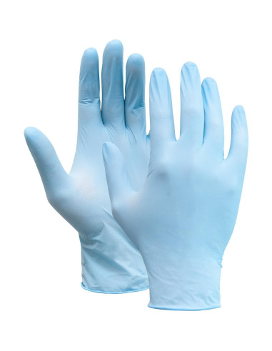 OXXA Latex-Strong 44-160 wegwerphandschoen, blauw, gepoederd