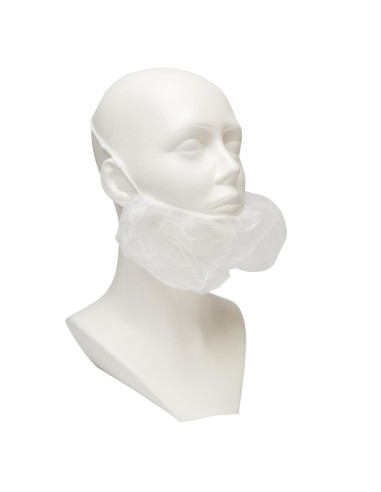 OXXA Cover baardmasker, wit, 100 stuks
