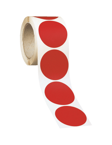 Vloermarkeringsstippen op rol, rood