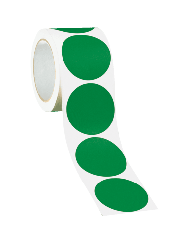 Vloermarkeringsstippen op rol, groen