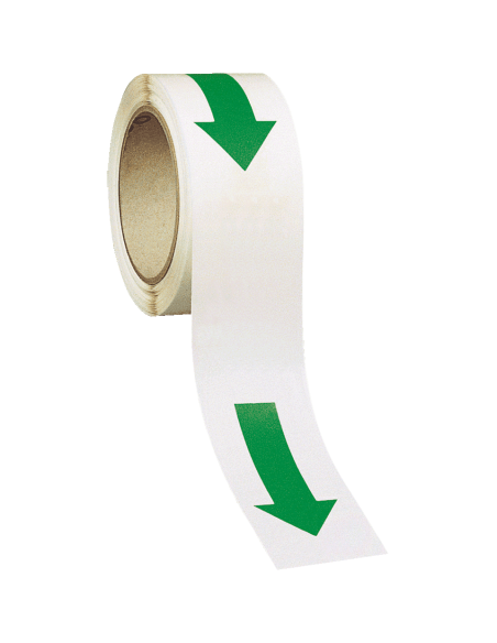 Vloersticker pijlen op rol, groen, verschillende afmetingen