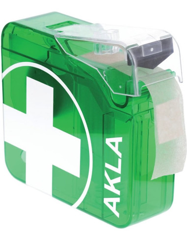 AKLA pleisterdispenser met vulling, groen, doorzichtig