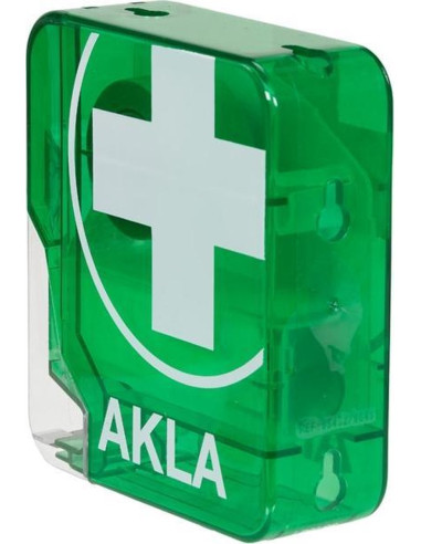 AKLA pleisterdispenser met vulling, groen, doorzichtig