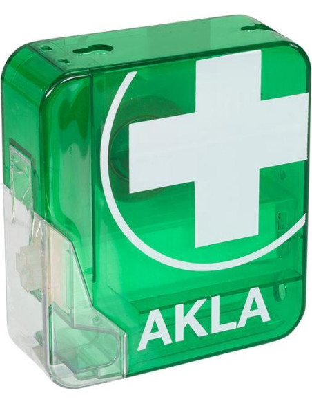 AKLA pleisterdispenser met vulling, groen, doorzichtig