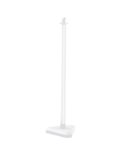 Mobiele afzetpaal voor binnen, wit