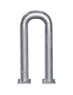 Beschermbeugel met voetplaat, 300 x 650 mm, staal