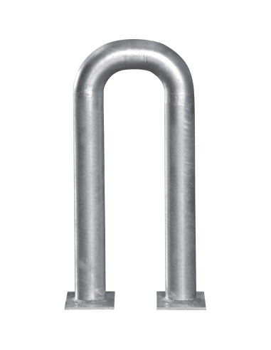 Beschermbeugel met voetplaat, 300 x 650 mm, staal
