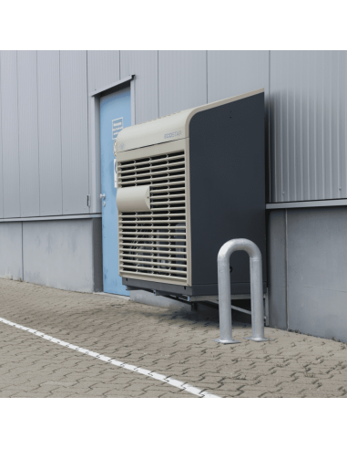 Beschermbeugel met voetplaat, 300 x 650 mm, staal