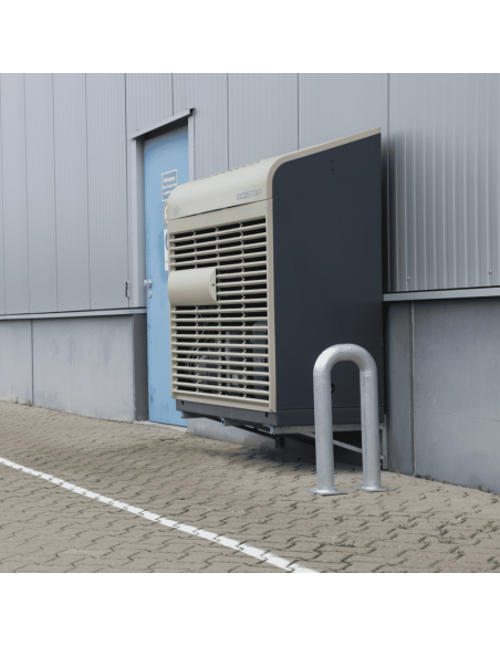 Beschermbeugel met voetplaat, 300 x 650 mm, staal