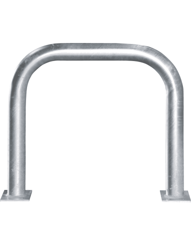 Beschermbeugel met voetplaat, 750 x 650 mm, staal