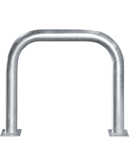 Beschermbeugel met voetplaat, 750 x 650 mm, staal