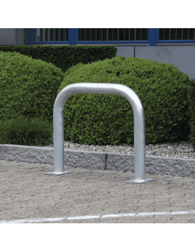 Beschermbeugel met voetplaat, 750 x 650 mm, staal