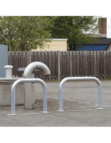 Beschermbeugel met voetplaat, 1000 x 650 mm, staal