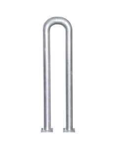 Beschermbeugel met voetplaat, 300 x 1150 mm, staal