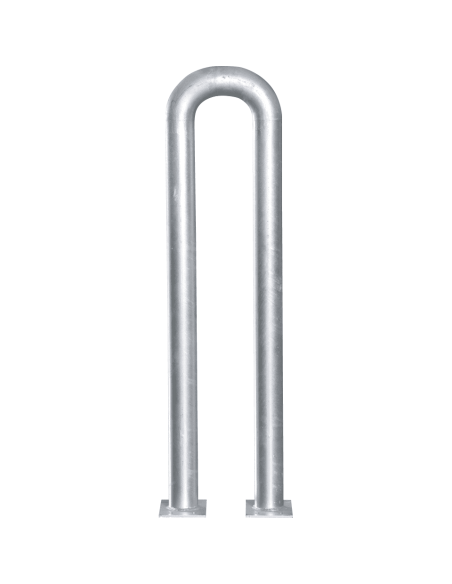 Beschermbeugel met voetplaat, 300 x 1150 mm, staal