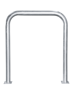Beschermbeugel met voetplaat, 1000 x 1150 mm, verzinkt staal