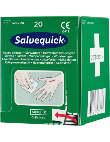Salvequick wondreinigingsdoekjes, 20 stuks