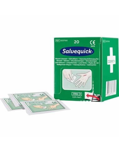 Salvequick wondreinigingsdoekjes, 20 stuks