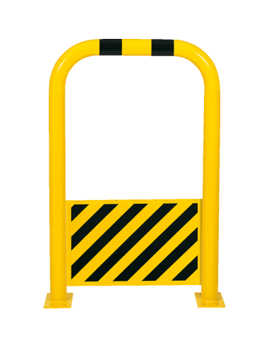 Beschermbeugel met beveiliging, 1150 mm, geel zwart