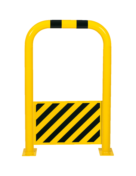 Beschermbeugel met beveiliging, 1150 mm, geel zwart