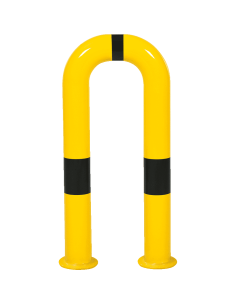 Beschermbeugel, uitneembaar, 650 mm, geel zwart, 350 x 650 mm