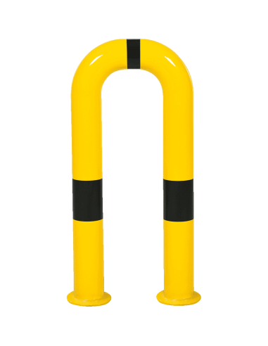 Beschermbeugel, uitneembaar, 650 mm, geel zwart, 350 x 650 mm