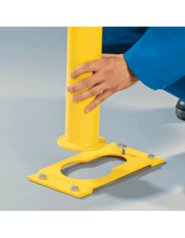 Beschermbeugel, uitneembaar, 650 mm, geel zwart