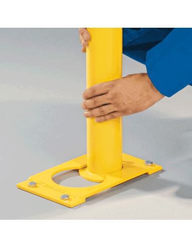 Beschermbeugel, uitneembaar, 650 mm, geel zwart