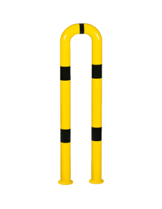 Beschermbeugel, uitneembaar, 1150 mm, geel zwart, 350 x 1150 mm